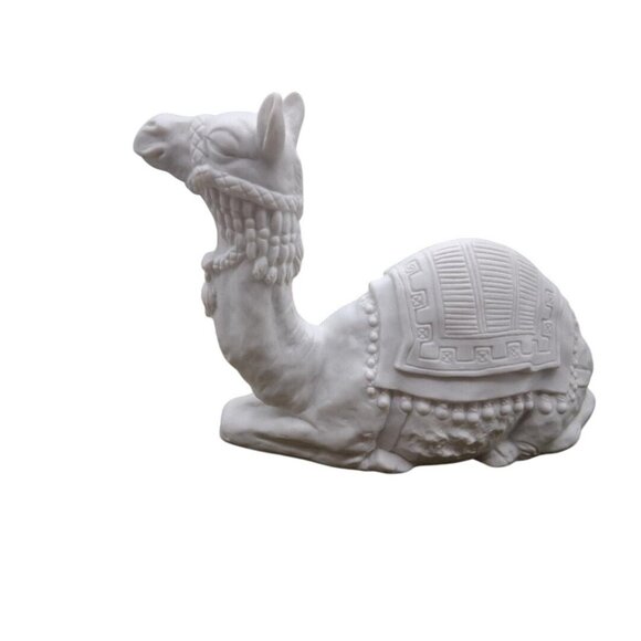 Avon Nativity Collectibles The Camel Porcelain Figurine 1984 White Christmas Dec - Picture 2 of 6